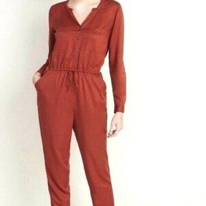 Old Navy l NWT Tierra Red Long Sleeve Jumpsuit